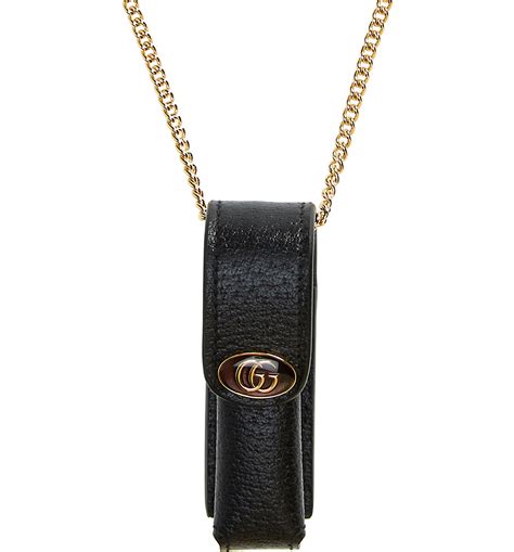 Gucci Lipstick Holder Necklace 